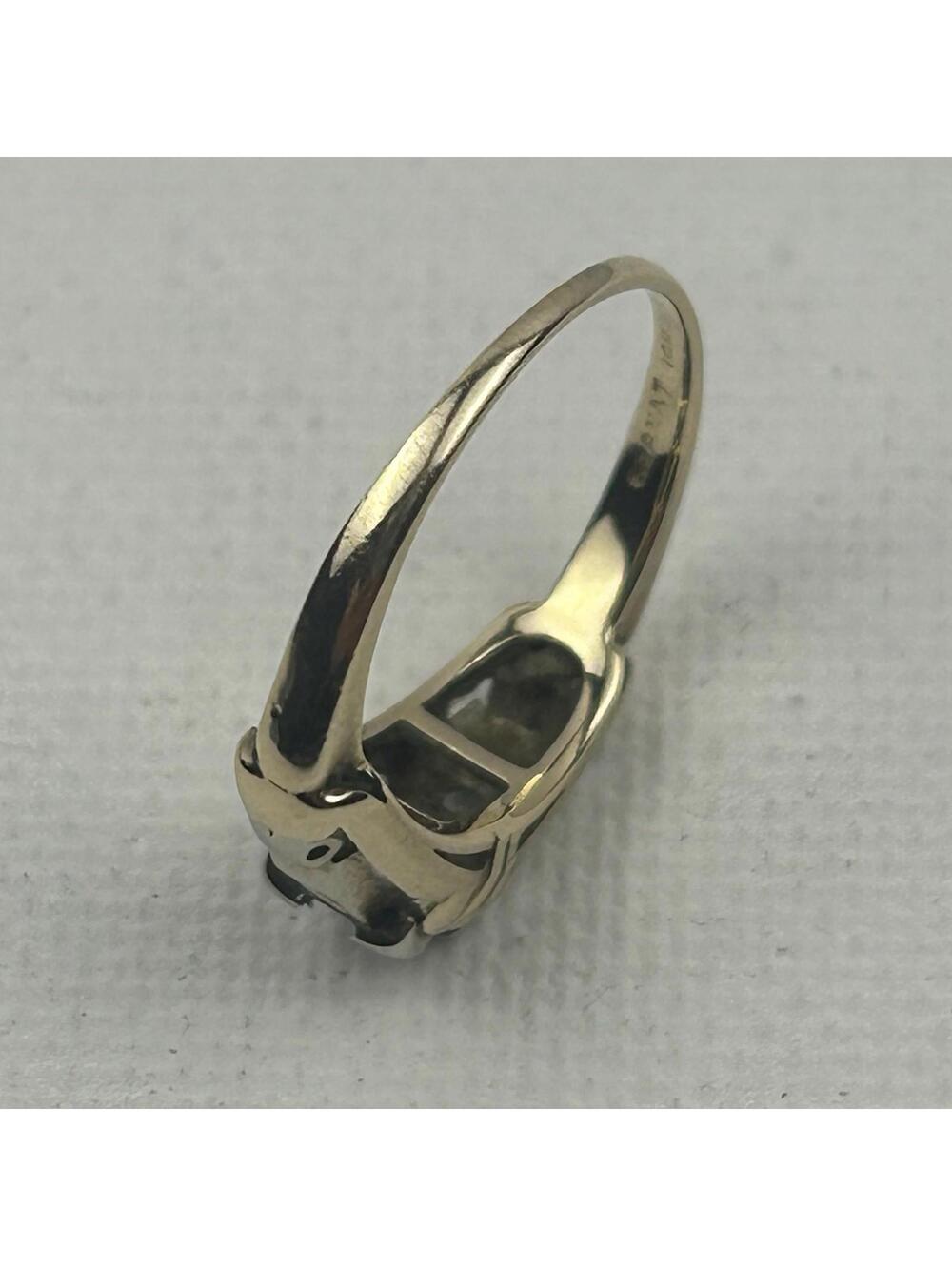 Granat Bros 14k Yellow Gold Engagement Ring Setting Mounting 1.84 Grams NO STONE - Picture 12 of 16